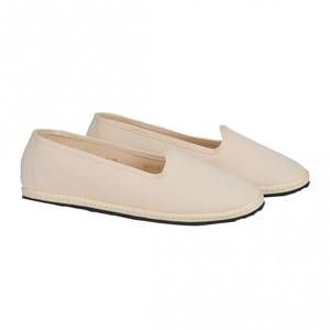 NEW VIBI VENEZIA women's classic cotton furlana in ecru